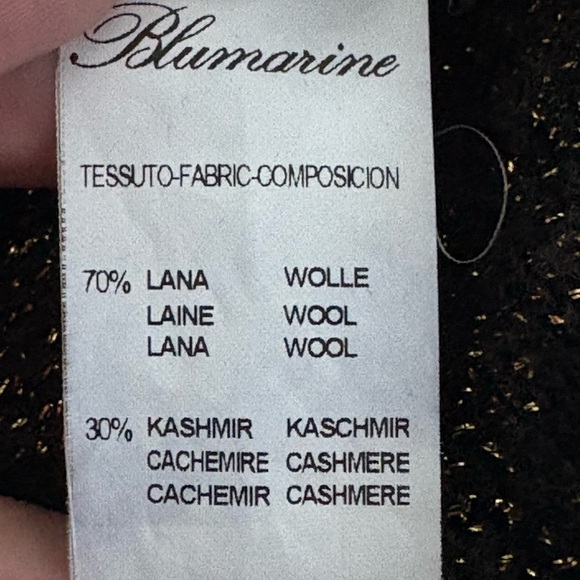 Blumarine Cashmere & Wool Full Zip Hooded Cardigan Textured Leopard Print M - Picture 3 of 14